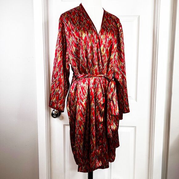 Oscar de la Renta Other - Oscar de la Renta Pink Label | Vintage | Burnt Orange and Green | Sz 1X
